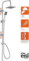 EISL EASY ENERGY Douchesysteem - Regendouche, chroom