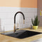 EISL FLEXO mengkraan keuken, roestvrij staal-look-zwart