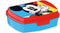 Disney Mickey Mouse broodtrommel/lunchbox voor kinderen - blauw - kunststof - 20 x 10 cm