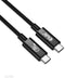 Club 3D USB4 Gen3x2 Type-C Kabel - Bi-Directioneel - 40000 Mbit/s 240W - Zwart