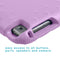 imoshion Tablet Hoes Kinderen - Geschikt voor iPad 6e generatie (2018) 9.7 inch / 5e generatie (2017) 9.7 inch - Kidsproof Backcover met handvat - Lila