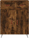 vidaXL - Dressoir - 69,5x34x90 - cm - bewerkt - hout - gerookt - eikenkleurig