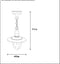 Lucide ARUBA - Hanglamp Binnen/Buiten - Ø 25 cm - Dimbaar - Zwart