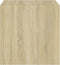 vidaXL - Wandkasten - 2 - st - 37x37x37 - cm - bewerkt - hout - sonoma - eikenkleurig