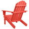 Tuinstoel Adirondack massief vurenhout rood