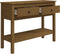 vidaXL - Wandtafel - 100x35x75 - cm - massief - grenenhout - honingbruin