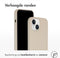 Accezz iPhone 15 - Liquid Silicone Backcover met MagSafe - Schokabsorberend - Beige