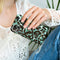 Selencia Hoesje Geschikt voor Samsung Galaxy S10 Hoesje - Selencia Maya Fashion Backcover - groen