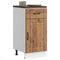 vidaXL - Keuken - onderkast - Lucca - bewerkt - hout - oud - houtkleurig