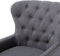 Fauteuil VIBORG II Stof Donkergrijs