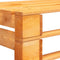 vidaXL - Tuinbank - pallet - hout - honingbruin