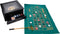Longfield Games Roulette Set - Roulette Bak 36 cm - Kleed 130 x 90 cm - 200 Fiches - Luxe Zwarte Houten Opbergkist