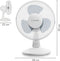 TROTEC TVE 9 - Tafelventilator - 25W 2 snelheidsniveaus - Geluidsarm