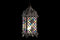 Bureaulamp DKD Home Decor 18 x 18 x 46 cm Metaal Wit Multicolour 220 V 50 W