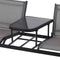 ProGarden - Tuinbank - 2 stoelen - inclusief tafel - Premium model - Extra stevig