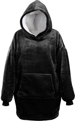 Unique Living OVERSIZED HOODIE LILLY - 70x50x87 cm - Heerlijk warm - Effen kleur - Teddy binnenkant