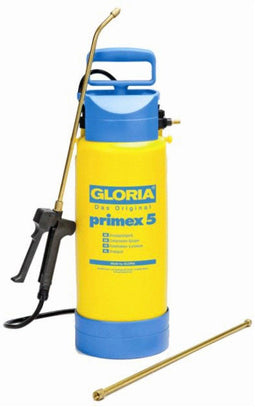 Gloria Primex 5 - Drukspuit - 5L Handmatig - Geel Blauw