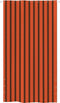 vidaXL - Balkonscherm - 140x240 - cm - oxford - stof - oranje - en - bruin