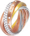 Esprit ESRG02838D - Ringenset - Staal - Zirkonia - Rosékleurig