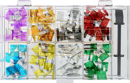 Goobay automotive fuse range, 101 pieces - dimensions of the automotive fuses: 16.7 x 11.2 x 3.81 mm