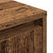 vidaXL - Nachtkastje - met - LED-verlichting - 38x34x50 - cm - oud - hout