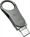 Silicon Power Mobile C80 - USB stick 128 GB - USB Type-A / Type-C - Grijs