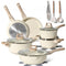 JUST PERFECTO JL-788 - 15-delige pannenset - Antiaanbaklaag - Beige (15 stuks)