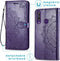 iMoshion Hoesje Geschikt voor Huawei Y6p Hoesje Met Pasjeshouder - iMoshion Mandala Bookcase - Paars