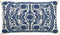 Dutch Decor MIMI - Kussenhoes van katoen 30x50 cm - Provincial Blue - blauw en wit - met rits