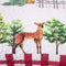 Kerst sprei dubbele grootte kerstboom en kerst herten patroon lichtgewicht coverlet kerstversiering