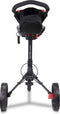 Big Max IQ 2.0 - 3-wiel golftrolley - stijlvol en gebruiksvriendelijk - zwart