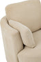 J-Line loungestoel Swiv - populierenhout/schuime - hout - beige