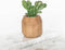 Oakywood Geometric Plant Pot - Massief Eiken - Luxe Houten Kleine Plantenpot Bureauaccessoire