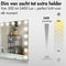 Sansbeauté® Hollywood Spiegel - Make Up Spiegel 80x60cm - 18x Dimbare LED Lampen - 10x Vergroting - USB Oplaadpoort - Dimbaar Licht