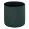 Ejby Pouf - Round Pouf In Dark Green Velvet Hn1206
