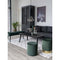 Ejby Pouf - Round Pouf In Dark Green Velvet Hn1206