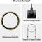 Ultrahuman Ring Air - Smarttracker - Lichtgewicht 2,4 gram - Goud (maat 9)