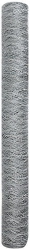 vidaXL - Hexagon - Net - 1,2x100 - m - Gegalvaniseerd - Staal