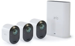Arlo Ultra 2 - Beveiligingscamera - 4K HDR - 180 graden gezichtsveld - Wit (3 stuks)