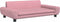 vidaXL Kinderbank 100x54x33 cm fluweel roze