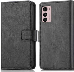 imoshion Hoesje Geschikt voor Motorola Moto G42 Hoesje Met Pasjeshouder - imoshion Luxe Bookcase - Zwart