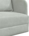 vidaXL - Vloersofa - Bed - 2-in-1 - Lichtgrijs - 65x80x83 - cm - Velours