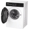 WHIRLPOOL WPM27WADSBE - Vrijstaande wasmachine - 12 kg - 1400 tpm - Wit met zwarte deur