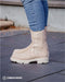 PS Poelman LYNN - Chelsea Laarzen - Nubuck - Light Beige - Maat 38
