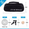 Engelhart Jeu de Boules Set - 3 Metalen Boules 74 mm 720 g - Zwarte Rits Tas - Inclusief But Meetlint Spelregels