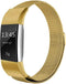 iMoshion Bandje Geschikt voor Fitbit Charge 2 Maat M - iMoshion Milanees magnetische band - goud