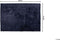 EVREN - Shaggy vloerkleed - Donkerblauw - 160 x 230 cm - Polyester