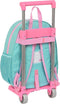 Schoolrugzak met Wielen Peppa Pig Turkoois (27 x 32 x 10 cm)