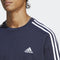 adidas Sportswear Essentials Single Jersey 3-Stripes T-shirt - Heren - Blauw- M