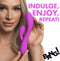 BANG! - 10X Flexibele Rabbit Vibrator - Duo Stimulatie Paars